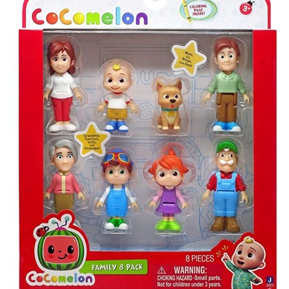 Cocomelon - Cocomelon Family 8 Pack - New, unused - Picture 1 of 5